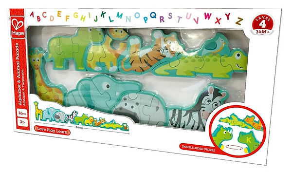 Фото - Пазлы (до 2 лет) Hape Парад зверей 26 эл. (E1627)