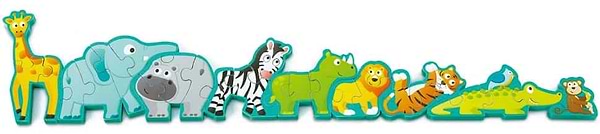 Фото - Пазлы (до 2 лет) Hape Парад зверей 26 эл. (E1627)