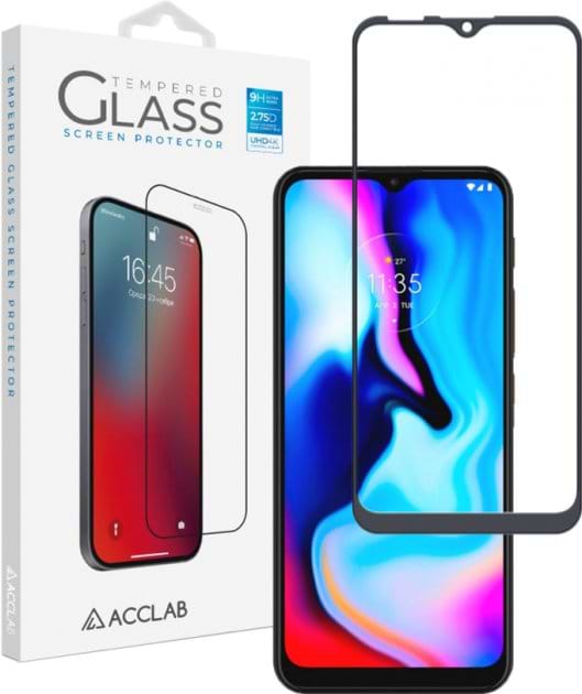 Захисне скло для смартфону ACCLAB Full Glue for Motorola Moto E7 Power Black (1283126514395)