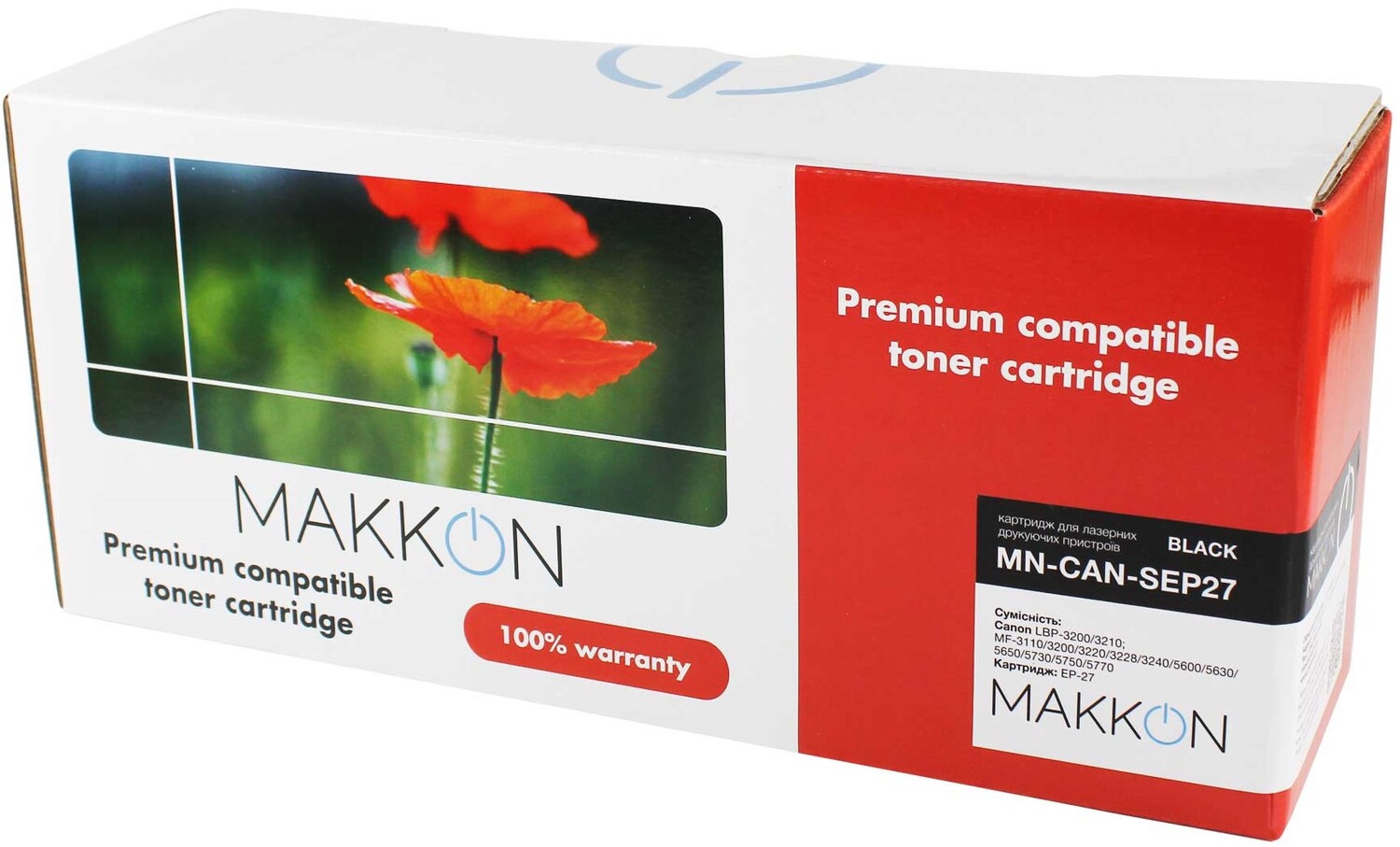 Картридж-тонер Makkon совместимый аналог Canon EP-27 (MN-CAN-SEP27) - Фото 1