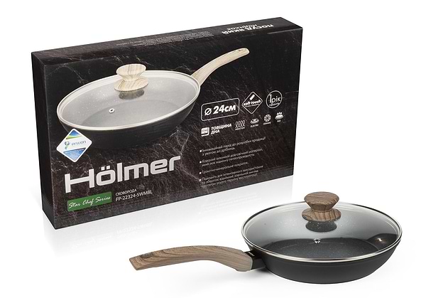 Фото - Сковорода универсальная Holmer FP-22324-SWMBL Star Chef