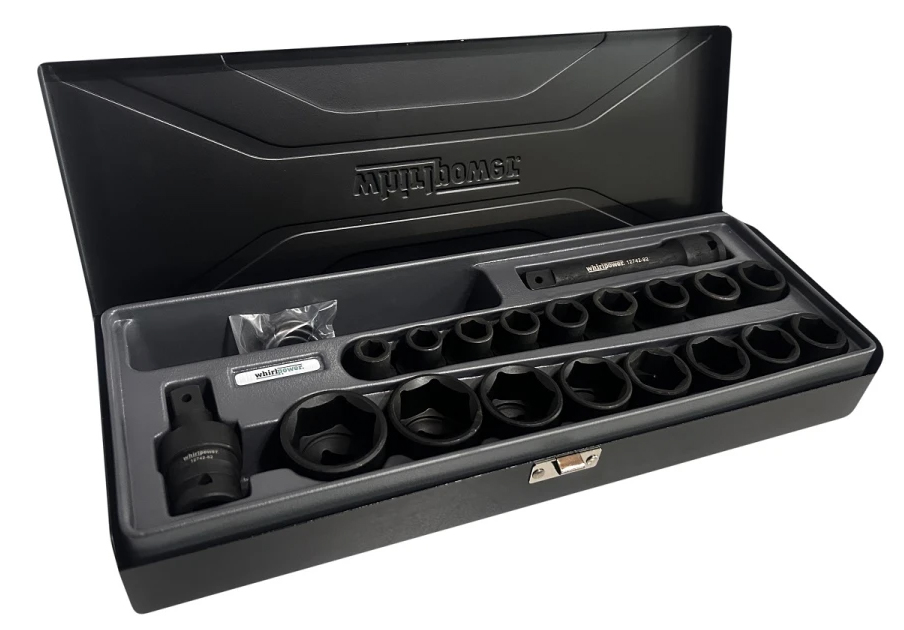 Набор торцевых головок Whirlpower 1/2" 10-32мм 27 шт. (1274-IS03)