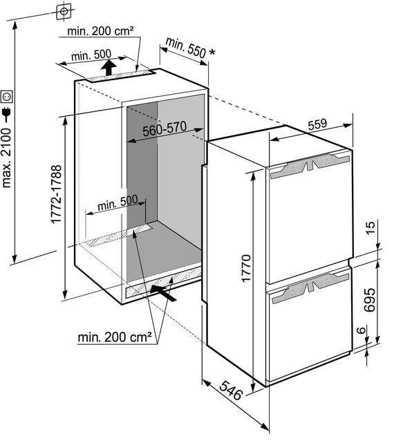 Фото - Холодильник вбудований Liebherr ICNcx 5173 BS0 (ICNbsci 5173)