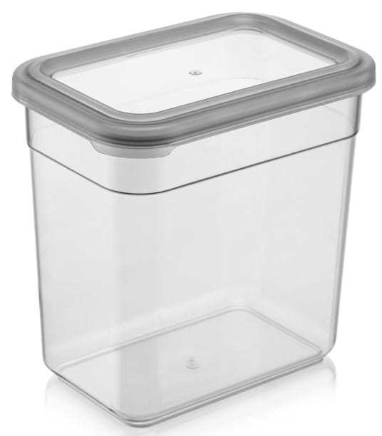 Фото - Ємність для сипучих Idea Home 00964 Soft Box Grey 2.2л (00964)