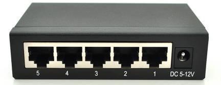 Коммутатор локальной сети (Switch) Dinkia DS-1005P без БП - Фото 1