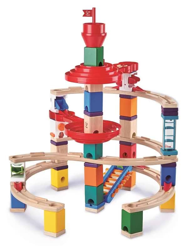 Фото - Деревянный конструктор Hape Quadrilla Спирали 129 эл. (E6024)