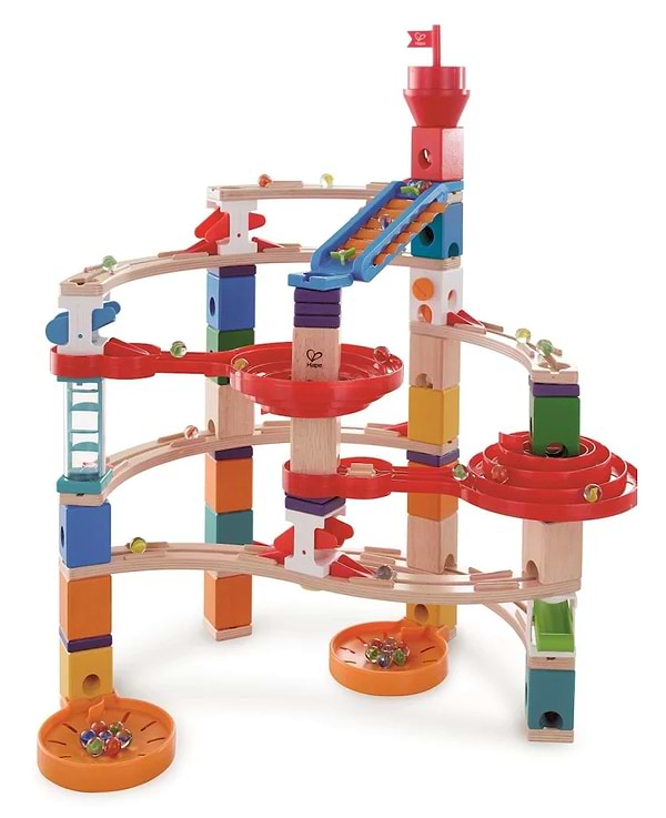 Фото - Деревянный конструктор Hape Quadrilla Спирали 129 эл. (E6024)