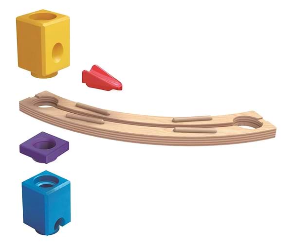 Фото - Деревянный конструктор Hape Quadrilla Спирали 129 эл. (E6024)