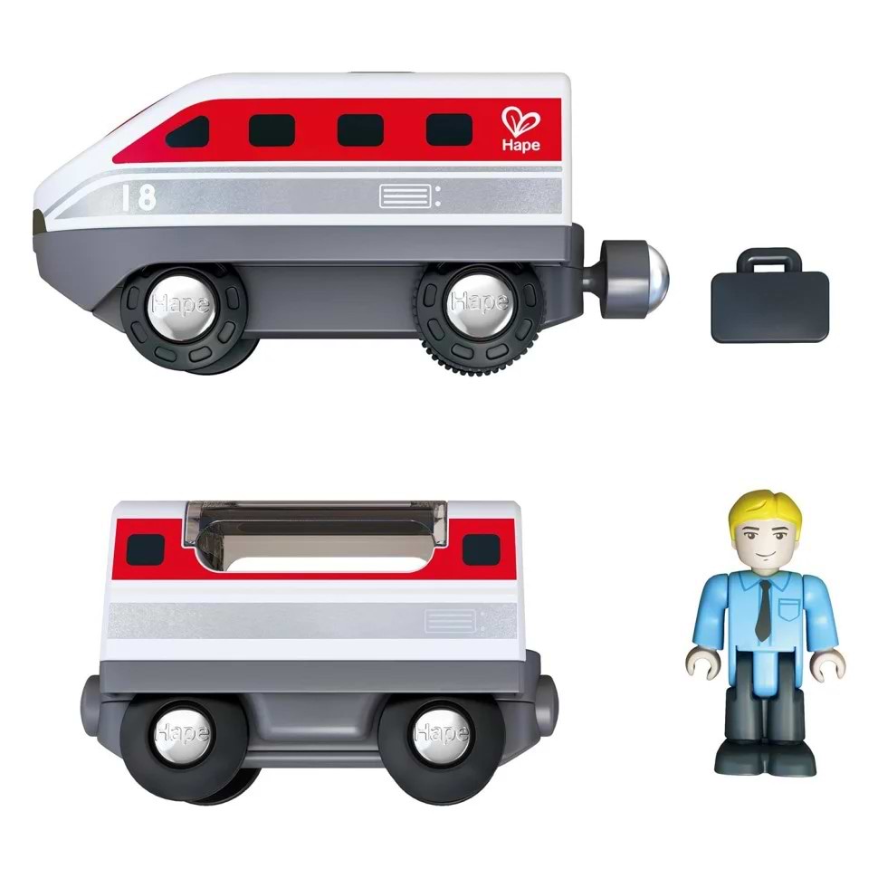 Залізничний потяг Hape Поїзд Інтерсіті на батарейках (E3774)