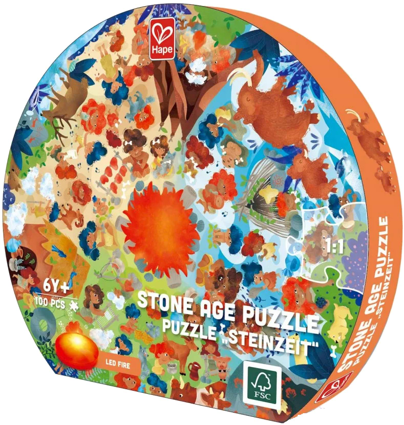 Пазли (5-7 років) Hape Кам'яний вік 100 ел. (E1638)