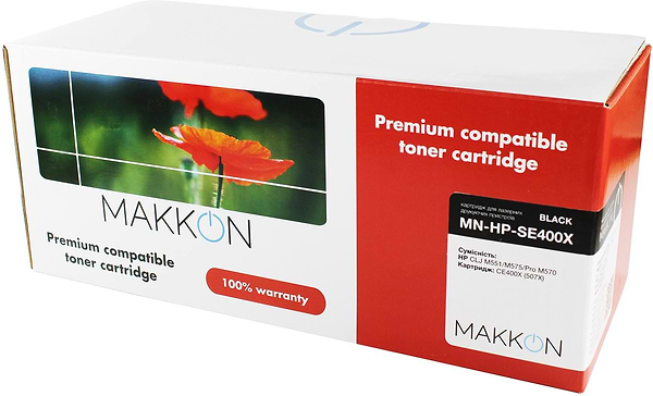 Фото - Картридж для лазерных принтеров/МФУ Makkon совместимый аналог HP CE400X (507X) black (MN-HP-SE400X)
