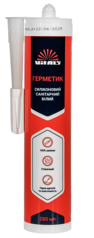 Герметик VITALS білий 280 мл Fix (224439)