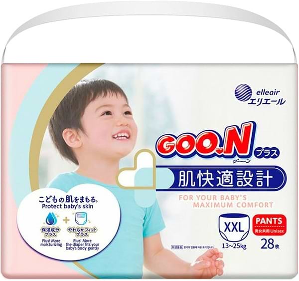 Фото - Одноразовые подгузники-трусики Goo.N Plus Размер BigBig XXL (13-25 кг), 28 шт. (843351) Фото - Одноразовые подгузники-трусики Goo.N Plus Размер BigBig XXL (13-25 кг), 28 шт. (843351)