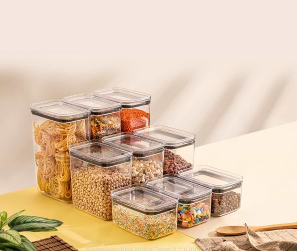 Фото - Ємність для сипучих Idea Home 00714 Trnsp 2.1л (00714)