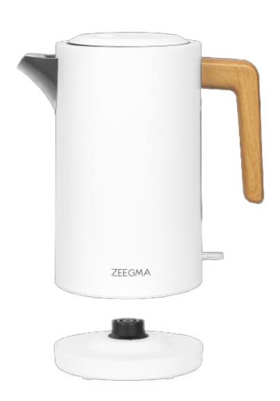 Фото - Електричний чайник Zeegma KETLEE WOOD WHITE