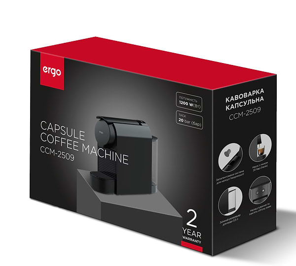 Фото - Кофеварка капсульная Ergo CCM-2509