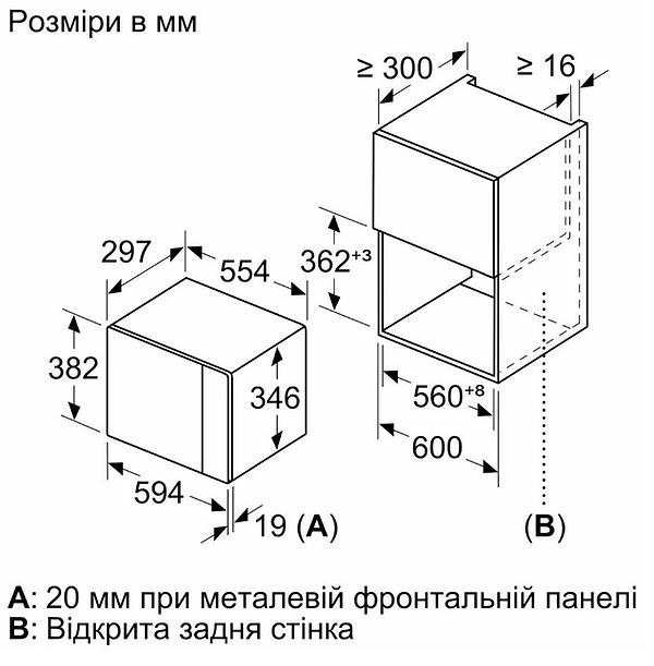Фото - Микроволновая печь (СВЧ) встраиваемая Bosch BFL524MH2