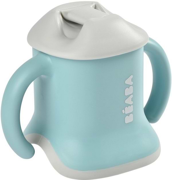 Фото - Поїльник-непроливайка дитячий Beaba Ellipse 3 in 1 Evoluclip Training Cup Airy New (913473)