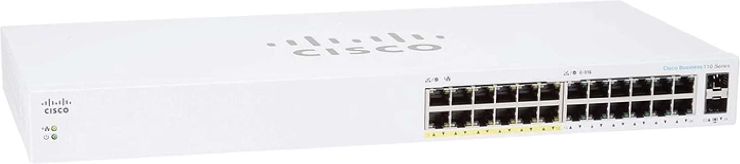 Коммутатор локальної мережі (Switch) Cisco CBS110-24PP-EU