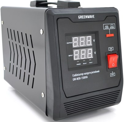 Стабилизатор напряжения Green Wave Mauser 1500VA (1050Вт)