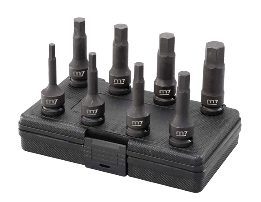 Набір торцевих голівок Mighty Seven 1/2" 8 шт. Н6-Н19 (MB44008M)