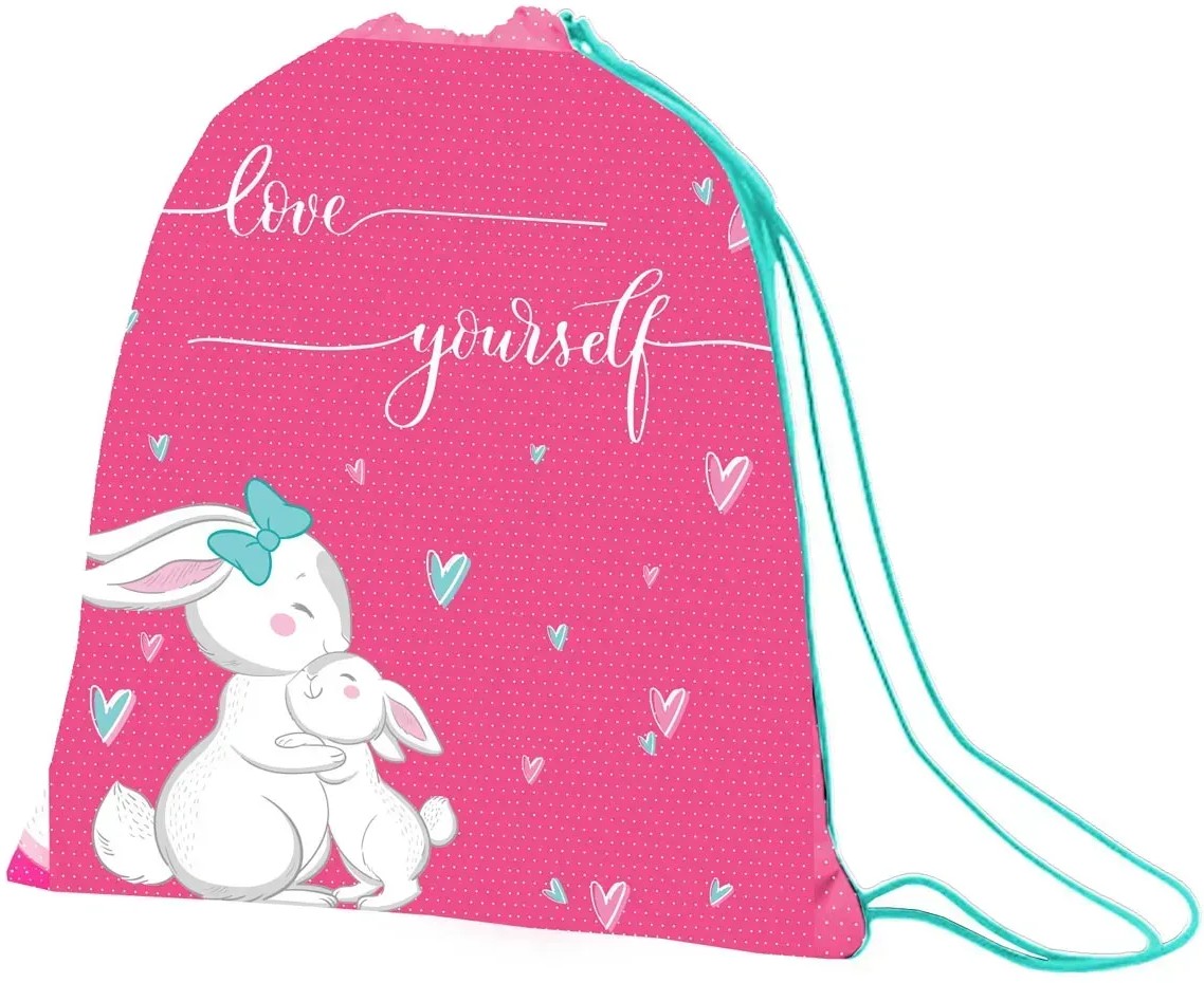 Сумка для обуви 1 Вересня SB-10 Bunny розовый/бирюзовый (558579)