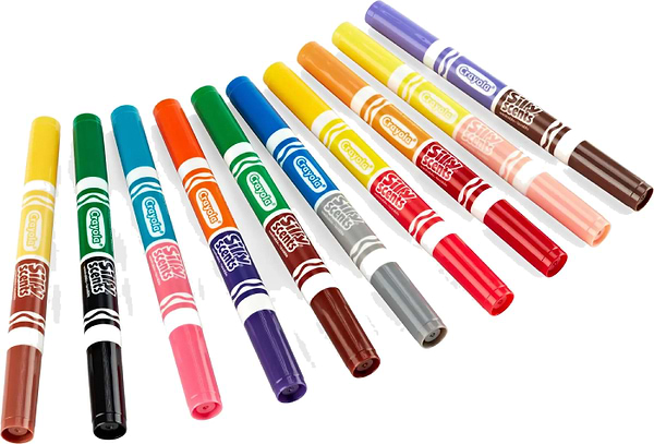 Фото - Фломастеры Crayola Silly Scents набор двухсторонний с ароматом 10 шт. (58-8344)