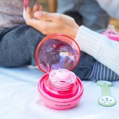 Фото - Стерилизатор для пустышек Suavinex портативный розовый (400819)