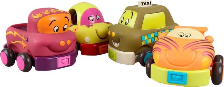 Купити Інерційний ігровий транспорт для малюка Battat Кумедний Автопарк (BX1995Z) - Фото 1 Інерційний ігровий транспорт для малюка Battat Кумедний Автопарк (BX1995Z) - Фото 1
