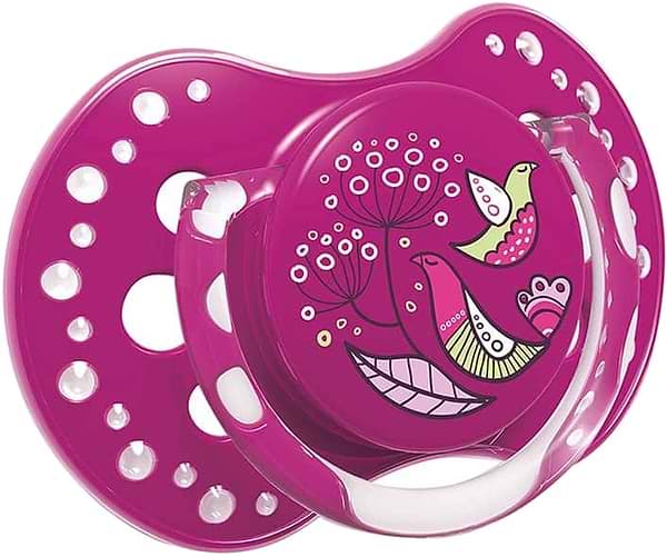 Фото - Симетрична пустушка Lovi Folky силиконовая, 2 шт. (22/841girl)