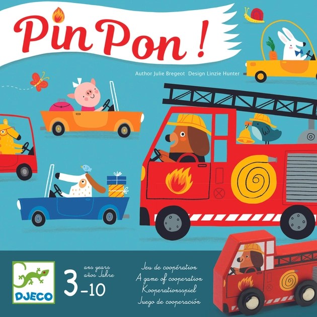 Фото - Настольная игра (3-4 года) Djeco "Пожарные" (DJ08571)