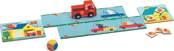 Фото - Настольная игра (3-4 года) Djeco "Пожарные" (DJ08571)