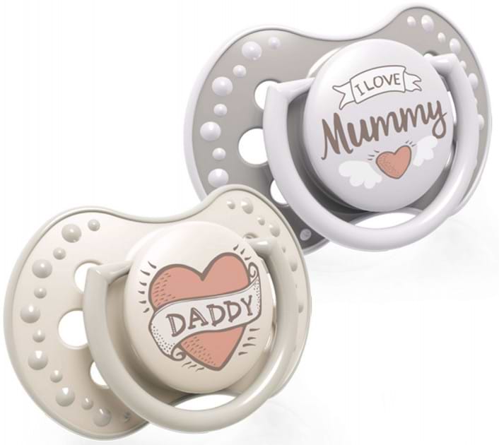 Симетрична пустушка Lovi I love силиконовая, 2 шт.  (22/866) - Фото 1