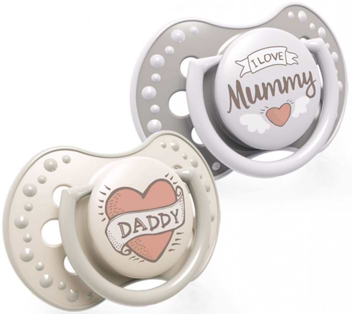 Симетрична пустушка Lovi I love силиконовая, 2 шт.  (22/867) - Фото 1