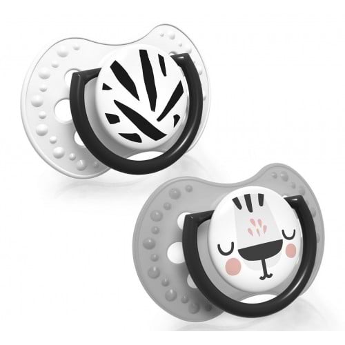 Симетрична пустушка Lovi Salt&Pepper силиконовая, 2 шт.  (22/878) - Фото 1