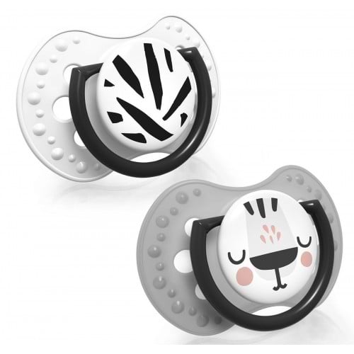 Симетрична пустушка Lovi Salt&Pepper силиконовая, 2 шт.  (22/879) - Фото 1