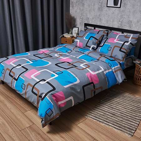 Комплект постельного белья Moon&Star Бязь Gold Люкс Retro Vibes 200х220 нав. 70х70 см 2 шт. (MS-890000446)