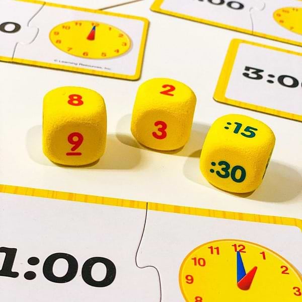 Фото - Настільна гра (5-7 років) Learning Resources Вивчаємо Час (LER3220)