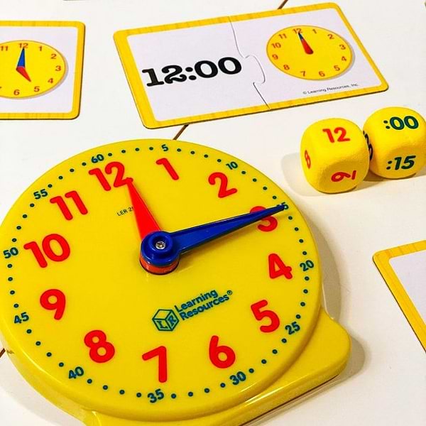 Фото - Настільна гра (5-7 років) Learning Resources Вивчаємо Час (LER3220)