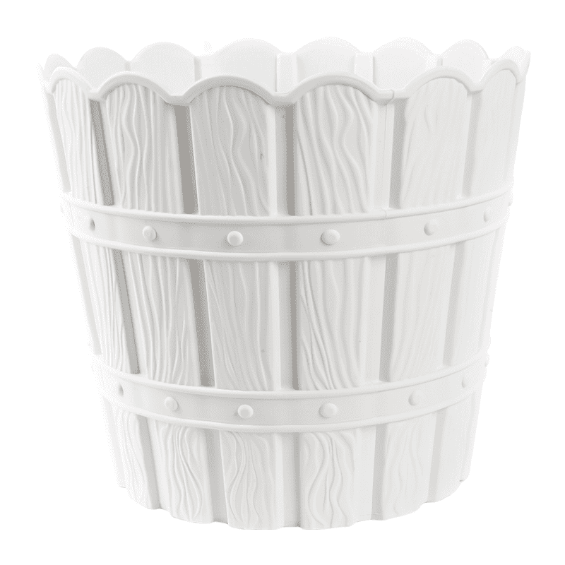 Вазон VIOLET HOUSE 1050 Бамбу WHITE з внут. встав