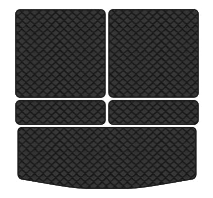 Фото - Коврик из экокожи в багажник авто EVAtech ECO для Outlander 7 seats Mitsubishi 2013 3 поколение SUV EU (MT34229BE5BBB)