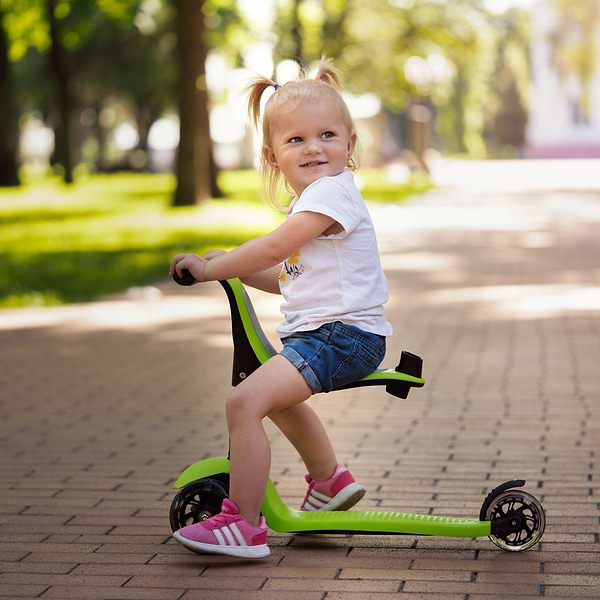 Фото - Триколісний самокат Miqilong Alamo Зелений (ALAMO-125-GREEN)