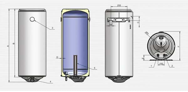 Фото - Водонагреватель Eldom Style Dry 80 (72265WD)