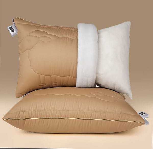 Фото - Подушка стандартная MirSon №516 Marzello Collection Wool мягкая 60x60 см (2200012229361)