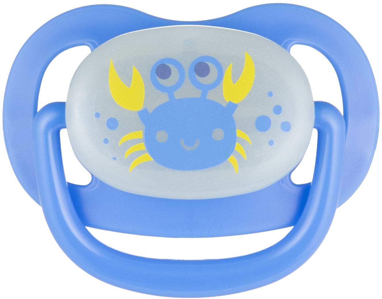 Анатомічна пустушка Canpol babies 6-18 м-ців Love&sea - блакитна (22/507_blu_new)