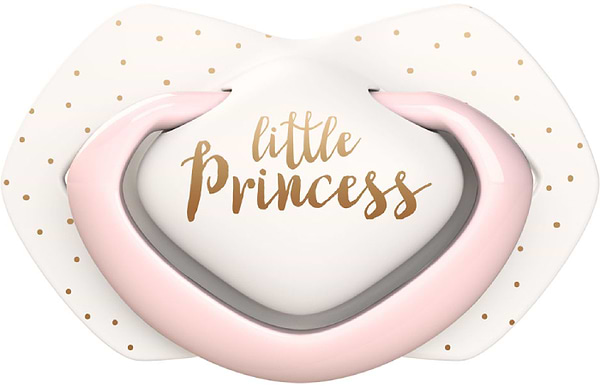 Фото - Симметричная пустышка Canpol babies 0-6 мес ROYAL BABY 2 шт. - розовая (22/650_pin)
