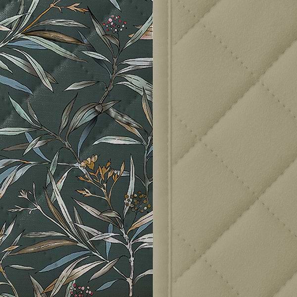 Фото - Покривало односпальне Zastelli OLIVA on dark/Green 160х210см Різнокольоровий (22681)