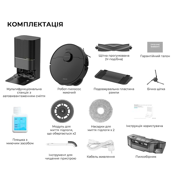 Фото - Робот-пилосос миючий Dreame Bot X40 Ultra Black (RLX63CE-Bl)