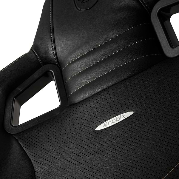 Фото - Крісло для геймерів Noblechairs EPIC Black/Gold (NBL-PU-GOL-002)