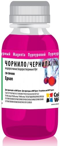 Чорнила для заправки картриджа Colorway Epson 100мл Magenta EW400M - Фото 1